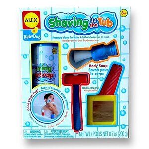 Alex Toys Shaving In The Tub Pretend Play Razor Foaming Soap Comb Brush Mirror